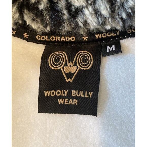 Wooly Bully Wear Colorado Faux Fur Trim Jacket Medium Women’s White Full Zip - Picture 3 of 7